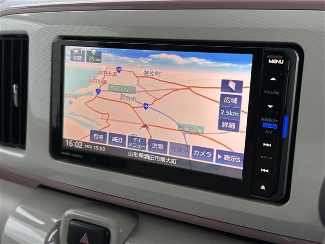 ムーヴキャンバス Ｘリミテッドメイクアップ　ＳＡＩＩ　純正ナビＴＶ　Ｂｌｕｅｔｏｏｔｈ　両側電動スライドドア　全周囲カメラ　衝突被害軽減システム　アイドリングストップ　オートライト　横滑り防止装置　純正フロアマット　スマートキー　夏タイヤ積載（24枚目）