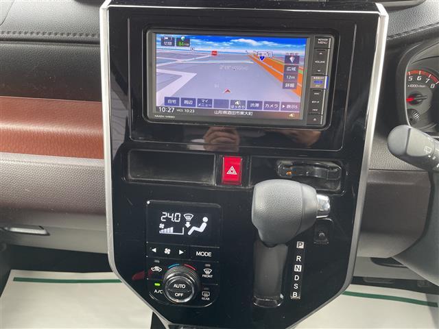 トール カスタムＧ　リミテッド　ＳＡＩＩＩ　４ＷＤ　禁煙車　純正ＳＤナビ　ＡＭ／ＦＭ／フルセグＴＶ　Ｂｌｕｅｔｏｏｔｈ接続　フリップダウンモニター　フロント／サイド／バック／全周囲カメラ　クルーズコントロール　両側電動スライドドア　ＥＴＣ（22枚目）