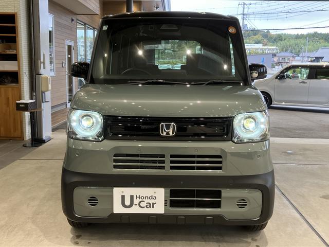 Ｎ－ＢＯＸジョイ ベースグレード　フロアマット　８インチ純正ナビ　ＥＴＣ　シートヒーター　運転支援　フルＬＥＤヘッド　両側パワスラ　７インチ液晶メーター　ＵＳＢ　３６０°ＵＶ・ＩＲカットガラス　チエック柄撥水ファブリック　２トーン（3枚目）