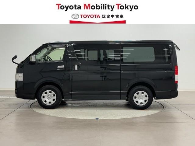 ハイエースバン ロングスーパーＧＬ　フルフラット　リアカメラ　ＳＲＳ　Ｗエアコン　横滑り防止装置付　盗難防止機能　キーレス　スマートエントリー　エアコン　ワンセグ　パワステ　ナビＴＶ　ＥＴＣ　ミュージックプレイヤー接続可　ＡＢＳ（3枚目）