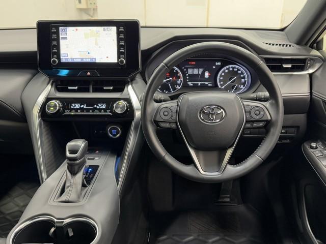 ハリアー Ｇ　衝突回避ブレーキ　ＡＵＸ接続　セキュリティーアラーム　ＡＡＣ　バックモニタ－　記録簿有　１オーナ　横滑防止装置　ＬＥＤランプ　スマキー　キーフリー　ＡＷ　ＥＴＣ車載器　ＰＳ　パワーウインドウ　ナビ（4枚目）