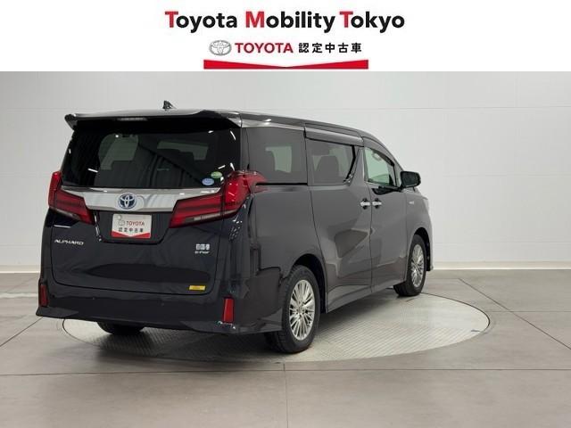 アルファードハイブリッド SR 黒革シート エアコン 100V充電 地デジ 両電動ドア ミュージックプレイヤー接続可 電動シート LEDライト キーレス ETC車載器 ドラレコ メモリナビ Bカメラ 盗難防止 エアバッグ 3列シート(2枚目)