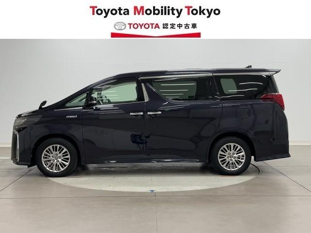 アルファードハイブリッド SR 黒革シート エアコン 100V充電 地デジ 両電動ドア ミュージックプレイヤー接続可 電動シート LEDライト キーレス ETC車載器 ドラレコ メモリナビ Bカメラ 盗難防止 エアバッグ 3列シート(3枚目)