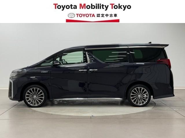 アルファードハイブリッド エグゼクティブラウンジS LEDランプ ダブルエアコン レザーシート 4WD アルミ ミュージックプレイヤー接続可 DVDプレーヤー ETC ドラレコ クルーズコントロール スマートキー 電動シート AC100V PW 記録簿(3枚目)