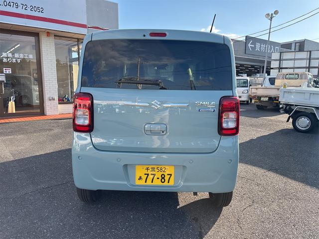 ワゴンＲスマイル ハイブリッドＸ　届出済未使用車　ＣＶＴ　両側電動スライドドア　ＬＥＤヘッドライト　電動格納ミラー　電動パーキングブレーキ＆ブレーキホールド　シートヒーター　ＵＳＢ電源ソケット（ＴｙｐｅＡ／Ｃ）（3枚目）