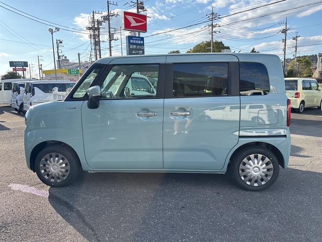 ワゴンＲスマイル ハイブリッドＸ　届出済未使用車　ＣＶＴ　両側電動スライドドア　ＬＥＤヘッドライト　電動格納ミラー　電動パーキングブレーキ＆ブレーキホールド　シートヒーター　ＵＳＢ電源ソケット（ＴｙｐｅＡ／Ｃ）（5枚目）