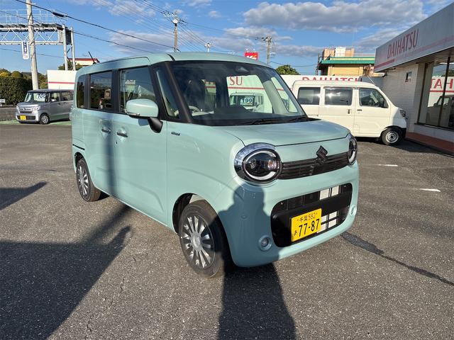 ワゴンＲスマイル ハイブリッドＸ　届出済未使用車　ＣＶＴ　両側電動スライドドア　ＬＥＤヘッドライト　電動格納ミラー　電動パーキングブレーキ＆ブレーキホールド　シートヒーター　ＵＳＢ電源ソケット（ＴｙｐｅＡ／Ｃ）（6枚目）