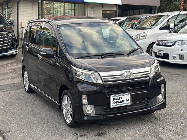 ムーヴ カスタム　ＲＳ　☆インタークーラーターボ・プッシュスタート・スマートキー・純正ナビ＆ＴＶ・１５インチＡＷ・ＬＥＤライト・フォグランプ・ウインカーミラー・ＭＯＭＯステアリング・（6枚目）