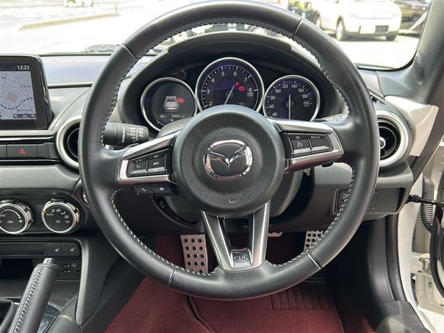 ロードスターRF VS 純正ナビ 純正CD DVD Bluetooth フルセグ バックカメラ ETC 前席シートヒーター 前後コーナーセンサー 純正17インチアルミ スペアキー(8枚目)