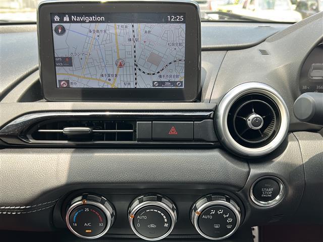 ロードスターRF VS 純正ナビ 純正CD DVD Bluetooth フルセグ バックカメラ ETC 前席シートヒーター 前後コーナーセンサー 純正17インチアルミ スペアキー(19枚目)