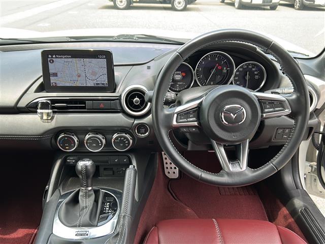 ロードスターRF VS 純正ナビ 純正CD DVD Bluetooth フルセグ バックカメラ ETC 前席シートヒーター 前後コーナーセンサー 純正17インチアルミ スペアキー(25枚目)