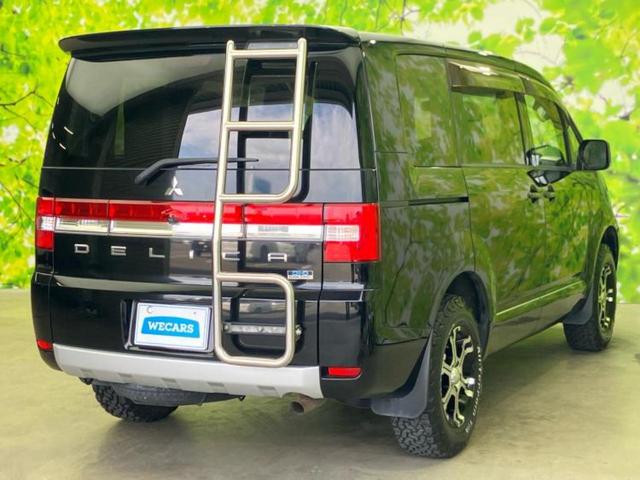 デリカＤ：５ ４ＷＤ　Ｄパワーパッケージ　社外　８インチ　ＳＤナビ／フリップダウンモニター　社外　１０．２インチ／両側電動スライドドア／シートヒーター／ヘッドランプ　ＨＩＤ／ＥＴＣ／ＥＢＤ付ＡＢＳ／横滑り防止装置／フルセグＴＶ　後席モニター（3枚目）