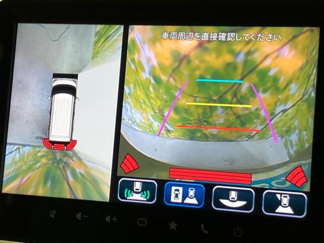 スペーシアカスタム ハイブリッドXSターボ 新品タイヤ/保証書/純正 9インチ SDナビ/衝突安全装置/両側電動スライドドア/シートヒーター/全方位モニター用カメラ/車線逸脱防止支援システム/シート ハーフレザー/ヘッドランプ LED ETC(12枚目)