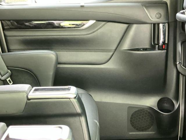 アルファード S Cパッケージ 新品タイヤ/保証書/純正 SDナビ/フリップダウンモニター 純正 12.8インチ/両側電動スライドドア/シート 合皮/電動バックドア/ヘッドランプ LED/ETC/EBD付ABS 後席モニター 記録簿(24枚目)