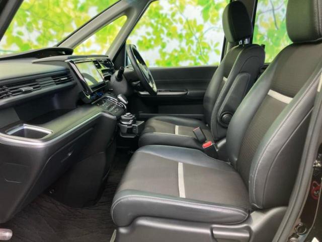 ステップワゴンスパーダ スパーダハイブリッドＧ・ＥＸホンダセンシング　保証書／社外　９インチ　ＳＤナビ／フリップダウンモニター／衝突安全装置／両側電動スライドドア／シートヒーター　前席／車線逸脱防止支援システム／シート　ハーフレザー／ドライブレコーダー　社外　ドラレコ（7枚目）