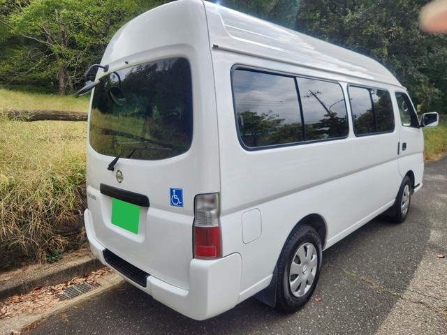 キャラバン  チェアキャブM仕様 ロングボディ 10人乗り 車いす2名+8名 車椅子固定装置2基 車いす移動車 ストレッチャー 車椅子2台 福祉車両 リフタータイプ8ナンバー 介護タクシー 減免非課税(13枚目)