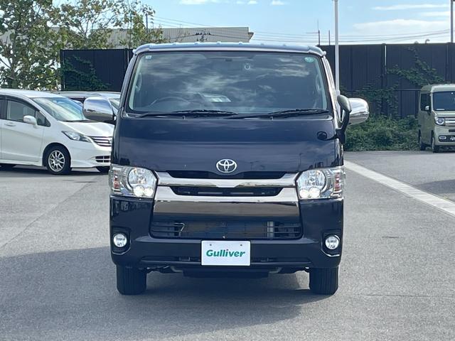 ハイエースバン スーパーＧＬ　ダークプライム　４ＷＤ　軽油　ワンオーナー　純正ＳＤナビ　ＣＤ　ＢＴ　ワンセグ　ＡＵＸ　バックカメラ　両側スライド　ＬＥＤオートライト　ハーフレザー　ドラレコ　ステアスイッチ　ターボ　フォグ　スマートキー　ＥＴＣ（16枚目）