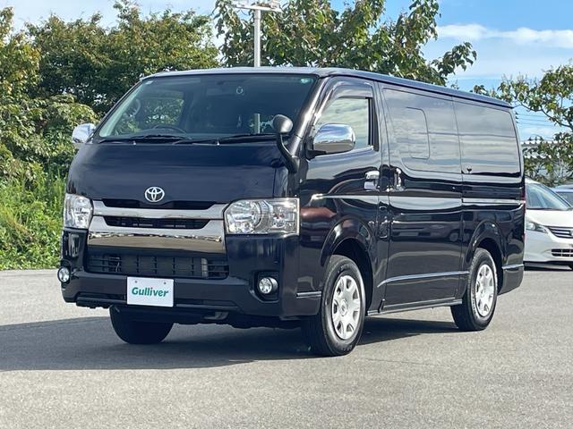 ハイエースバン スーパーＧＬ　ダークプライム　４ＷＤ　軽油　ワンオーナー　純正ＳＤナビ　ＣＤ　ＢＴ　ワンセグ　ＡＵＸ　バックカメラ　両側スライド　ＬＥＤオートライト　ハーフレザー　ドラレコ　ステアスイッチ　ターボ　フォグ　スマートキー　ＥＴＣ（21枚目）