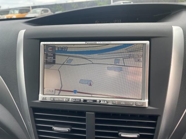 インプレッサ WRX STi 6MT 4WD SDナビ CD DVD TV AUX USB HIDヘッドライト パワーシート 純正18インチアルミホイール 純正マット ドアバイザー 電動格納ウィンカーミラー スマートキー ETC(6枚目)