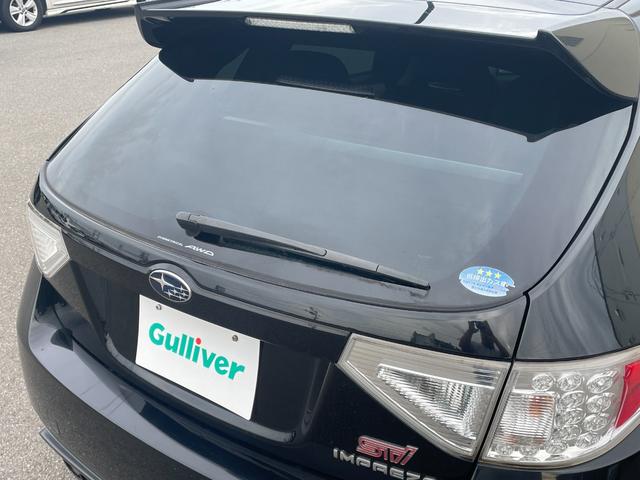 インプレッサ WRX STi 6MT 4WD SDナビ CD DVD TV AUX USB HIDヘッドライト パワーシート 純正18インチアルミホイール 純正マット ドアバイザー 電動格納ウィンカーミラー スマートキー ETC(44枚目)