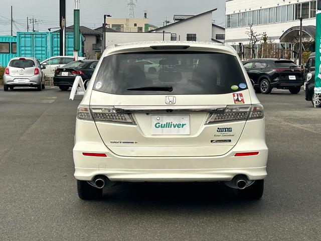 オデッセイ アブソルート　純正ＨＤＤナビ　ＣＤ　ＤＶＤ　ＢＴ　ワンセグ　ＵＳＢ　ＡＵＸ　バックカメラ　クルーズコントロール　オートライト　フォグランプ　ハーフレザー　純正１８インチアルミホイール　パドルシフト　ＥＴＣ（17枚目）