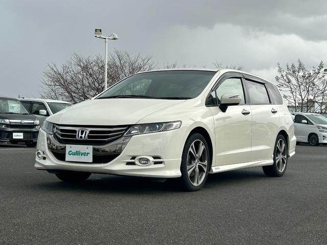 オデッセイ アブソルート　純正ＨＤＤナビ　ＣＤ　ＤＶＤ　ＢＴ　ワンセグ　ＵＳＢ　ＡＵＸ　バックカメラ　クルーズコントロール　オートライト　フォグランプ　ハーフレザー　純正１８インチアルミホイール　パドルシフト　ＥＴＣ（21枚目）