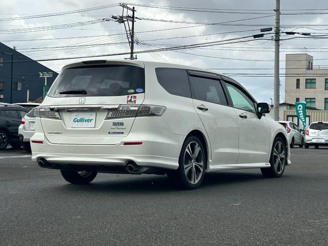 オデッセイ アブソルート　純正ＨＤＤナビ　ＣＤ　ＤＶＤ　ＢＴ　ワンセグ　ＵＳＢ　ＡＵＸ　バックカメラ　クルーズコントロール　オートライト　フォグランプ　ハーフレザー　純正１８インチアルミホイール　パドルシフト　ＥＴＣ（22枚目）