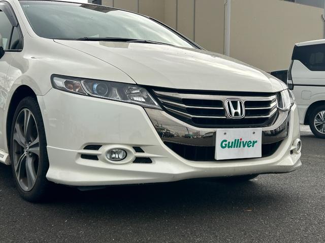 オデッセイ アブソルート　純正ＨＤＤナビ　ＣＤ　ＤＶＤ　ＢＴ　ワンセグ　ＵＳＢ　ＡＵＸ　バックカメラ　クルーズコントロール　オートライト　フォグランプ　ハーフレザー　純正１８インチアルミホイール　パドルシフト　ＥＴＣ（25枚目）