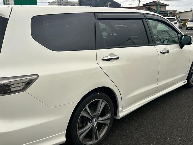 オデッセイ アブソルート　純正ＨＤＤナビ　ＣＤ　ＤＶＤ　ＢＴ　ワンセグ　ＵＳＢ　ＡＵＸ　バックカメラ　クルーズコントロール　オートライト　フォグランプ　ハーフレザー　純正１８インチアルミホイール　パドルシフト　ＥＴＣ（34枚目）