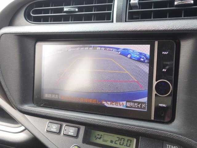 アクア G 純正ナビ CD DVD BT ワンセグ USB AM/FM バックカメラ オートライト シートヒーター 15インチアルミホイール ステアリングスイッチ 電動格納ウィンカーミラー スマートキー ETC(7枚目)