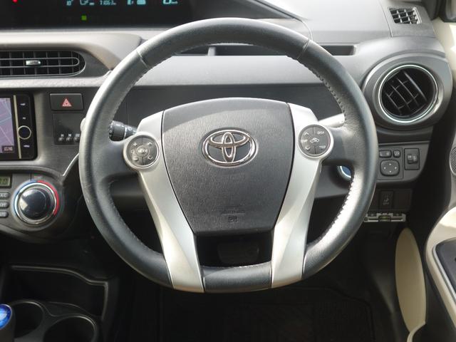 アクア G 純正ナビ CD DVD BT ワンセグ USB AM/FM バックカメラ オートライト シートヒーター 15インチアルミホイール ステアリングスイッチ 電動格納ウィンカーミラー スマートキー ETC(51枚目)