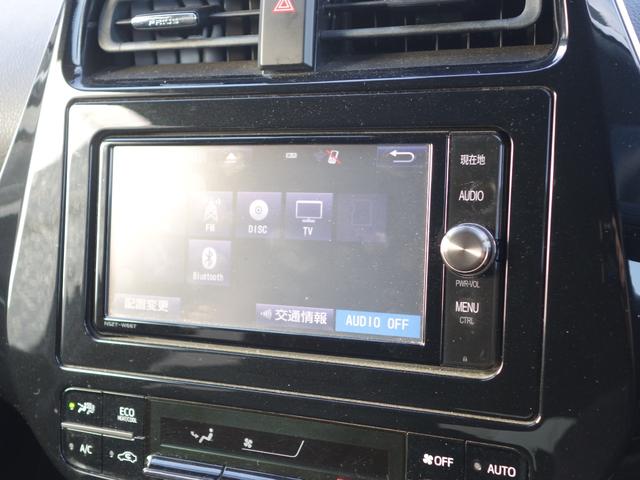 プリウス Sセーフティプラス 4WD 衝突軽減 純正SDナビ CD DVD BT フルセグ バックカメラ レーダークルーズ LEDオートライト 純正アルミ ドラレコ ステアリングスイッチ ウィンカーミラー スマートキー×2 ETC(5枚目)