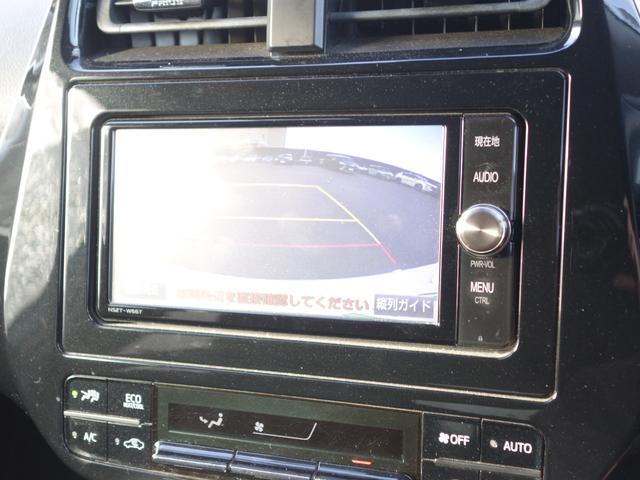 プリウス Sセーフティプラス 4WD 衝突軽減 純正SDナビ CD DVD BT フルセグ バックカメラ レーダークルーズ LEDオートライト 純正アルミ ドラレコ ステアリングスイッチ ウィンカーミラー スマートキー×2 ETC(6枚目)