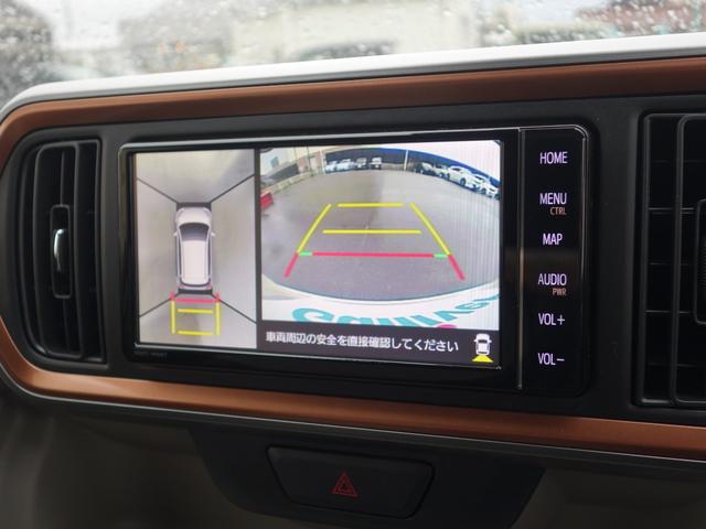 パッソ モーダ チャーム 衝突軽減 純正SDナビ CD DVD BT フルセグ MSV 全周囲カメラ ハーフレザー シートヒーター LEDオートライト コーナーセンサー ステアリングスイッチ フォグランプ スマートキー ETC(7枚目)