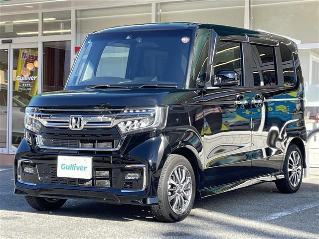 Ｎ－ＢＯＸカスタム Ｌ　ワンオーナー　両側パワースライドドア　純正ナビ　バックカメラ　ドライブレコーダー　ベンチシート　シートヒーター　コーナーセンサー　純正アルミホイール　純正フロアマット　クルーズコントロール（3枚目）