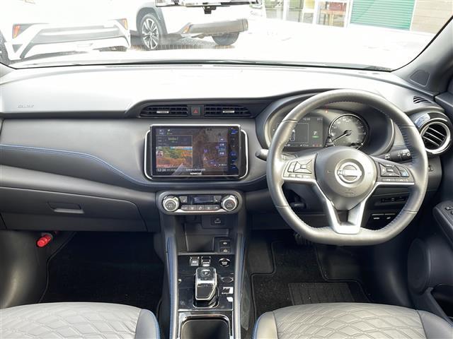 キックス オーテック ワンオーナー 社外ナビMDV-S810F フルセグTV DVD Bluetooth アラウンドビューモニター プロパイロット エマージェンシーブレーキ 前後クリアランスソナー ETC コンビレザー(3枚目)