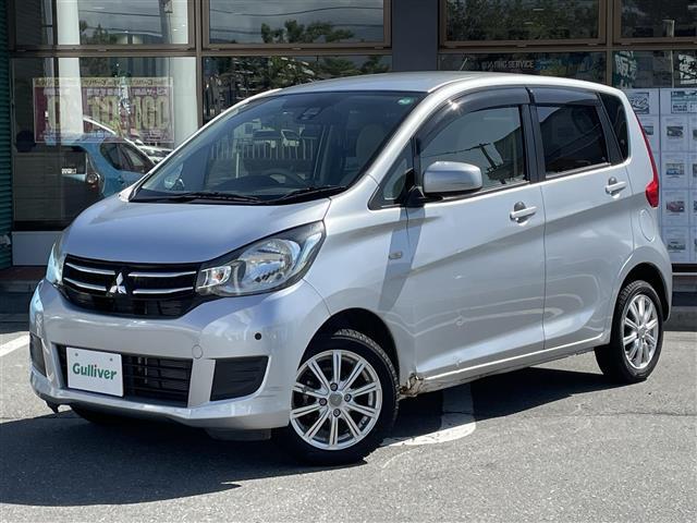 ｅＫワゴン Ｍ　ｅ－アシスト　４ＷＤ　ワンオーナー　ＡＵＸあり　純正フロアマット　フルフラットシート　シートヒーターＤ席　社外１４インチＡＷ　ハロゲンオートライト　衝突被害軽減システム　コーナーセンサー前後　ドアバイザー（15枚目）