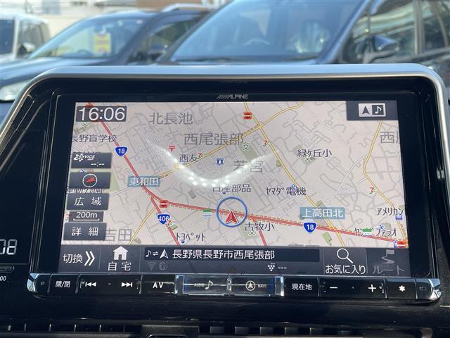 Ｃ－ＨＲ Ｇ　★純正ＳＤナビ（ＡＭ，ＦＭ／ＢＴ／ＤＶＤ／ＣＤ／ＴＶ）★バックカメラ★純正ＡＷ★クルーズコントロール（追従あり）★ＥＴＣ★純正ドアバイザー★ハーフレザーシート★ＬＥＤヘッドライト★ＡＢ（9枚目）