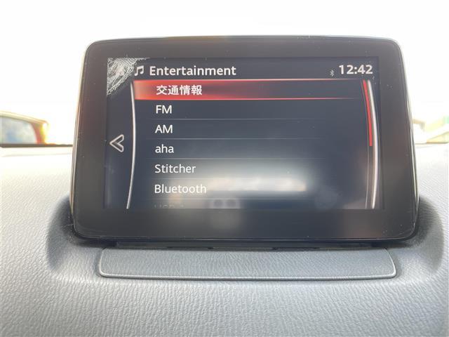 デミオ 13S 4WD 純正ナビ・Bluetooth/TV/DVD/CD/AUX 純正ドラレコ前 純正フロアマット 布系シート 冷房AC 純正15インチAW HIDライト 衝突被害軽減システム ドアバイザー(15枚目)