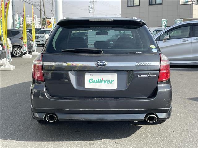 レガシィツーリングワゴン ２．０ＧＴ　４ＷＤ　ＭＴモード付ＡＴ　ＣＤ、ＭＤチェンジャー　社外ＥＴＣ　純正ＨＤＤナビ　レーダー探知機　純正フロアマット　パワーシートＤ席　布系シート　社外１７インチＡＷ　ルーフレール（3枚目）