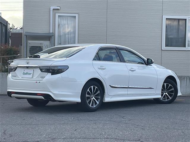 マークX 250S Fourファイナルエディション モデリスタエアロ ワンオーナー 4WD 寒冷地仕様 社外メモリナビ フルセグTV フォグランプ LEDヘッドライト クリアランスソナー パワーシート シートヒーター 純正ドライブレコーダー(5枚目)