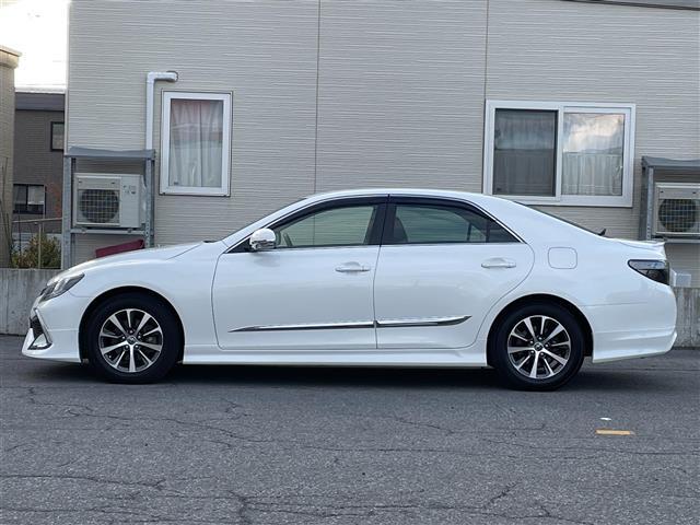 マークX 250S Fourファイナルエディション モデリスタエアロ ワンオーナー 4WD 寒冷地仕様 社外メモリナビ フルセグTV フォグランプ LEDヘッドライト クリアランスソナー パワーシート シートヒーター 純正ドライブレコーダー(6枚目)