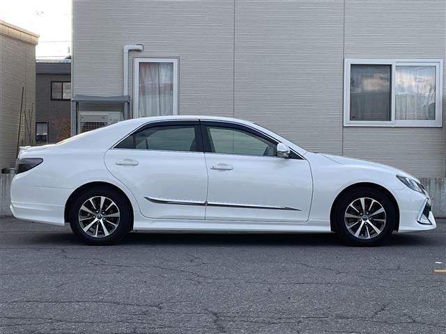 マークX 250S Fourファイナルエディション モデリスタエアロ ワンオーナー 4WD 寒冷地仕様 社外メモリナビ フルセグTV フォグランプ LEDヘッドライト クリアランスソナー パワーシート シートヒーター 純正ドライブレコーダー(7枚目)