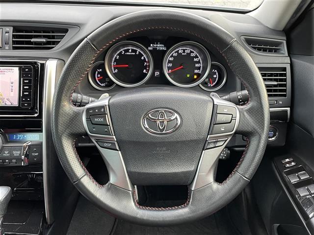 マークX 250S Fourファイナルエディション モデリスタエアロ ワンオーナー 4WD 寒冷地仕様 社外メモリナビ フルセグTV フォグランプ LEDヘッドライト クリアランスソナー パワーシート シートヒーター 純正ドライブレコーダー(9枚目)