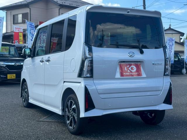 タント カスタムＸ　届出済未使用車　衝突軽減ブレーキ　障害物センサー　両側パワースライドドア　アイドリングストップ　スマートキー　プッシュスタート　ＬＥＤヘッドライト　横滑り防止　シートヒーター　スペアキー（10枚目）