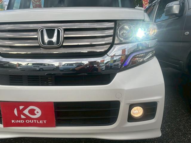 N-BOXカスタム G・Lパッケージ 修復歴なし ナビ バックカメラ 両側スライド片側パワースライドドア ETC スマートキー プッシュスタート HIDヘッドライト オートエアコン アイドリングストップ ドアバイザー プライバシーガラス(40枚目)