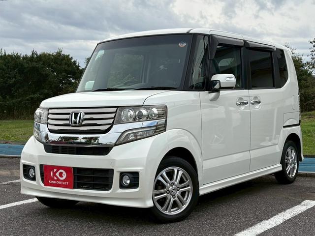 N-BOXカスタム G・Lパッケージ 修復歴なし 1オーナー 純正ナビ バックカメラ 両側パワースライドドア スマートキー プッシュスタート HIDヘッドライト オートエアコン ドアバイザー プライバシーガラス 整備保証付(7枚目)