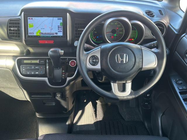 Ｎ－ＢＯＸ Ｇ　ＳＳパッケージ　修復歴なし　ナビ　バックカメラ　両側パワースライドドア　スマートキー　プッシュスタート　オートエアコン　ドアバイザー　プライバシーガラス　ベンチシート　ウインカーミラー　整備保証付（16枚目）