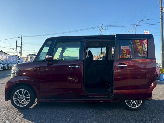 N-BOXカスタム G・Lパッケージ 修復歴なし 後期 純正ナビ 衝突軽減ブレーキ バックカメラ 両側パワースライドドア スマートキー プッシュスタート アイドリングストップ ETC HIDヘッドライト オートエアコン 整備保証付(9枚目)