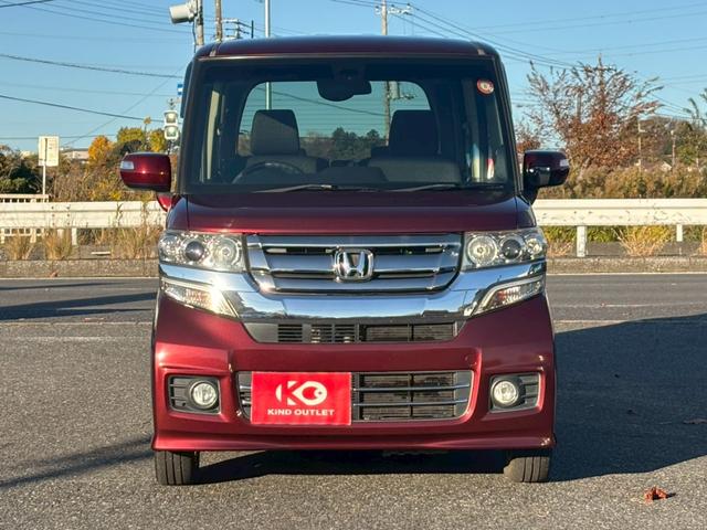 N-BOXカスタム G・Lパッケージ 修復歴なし 後期 純正ナビ 衝突軽減ブレーキ バックカメラ 両側パワースライドドア スマートキー プッシュスタート アイドリングストップ ETC HIDヘッドライト オートエアコン 整備保証付(14枚目)